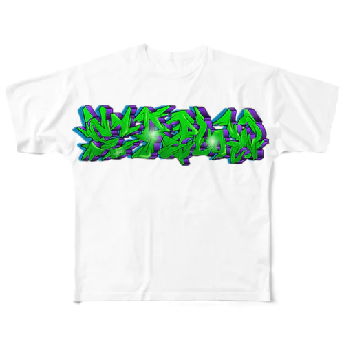 SCRPlow_Graffiti All-Over Print T-Shirt