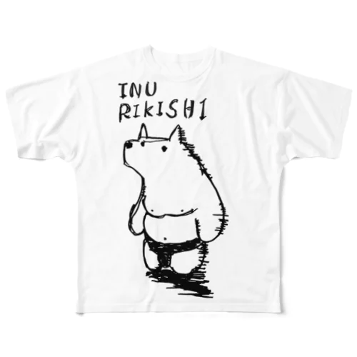 犬力士 All-Over Print T-Shirt