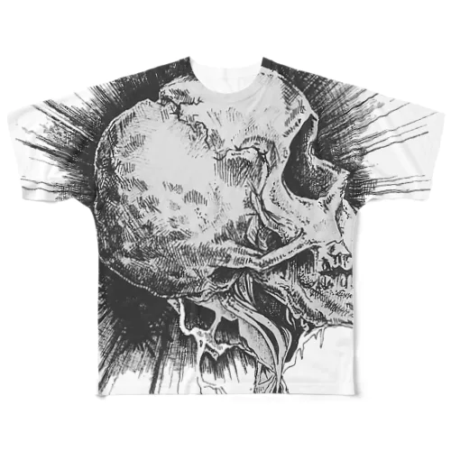 骸骨（HOPE All-Over Print T-Shirt
