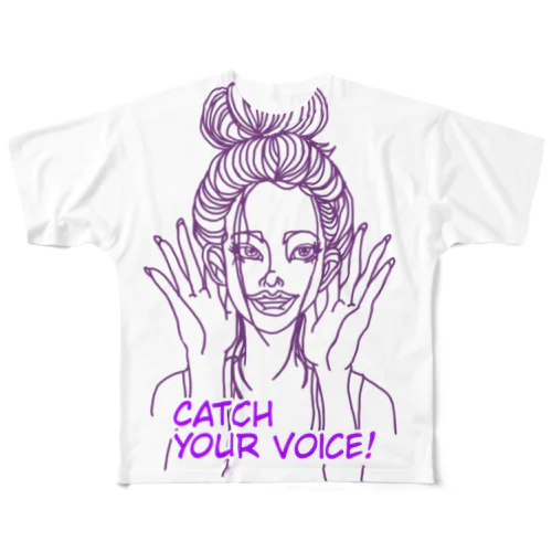 Catch your voice! All-Over Print T-Shirt