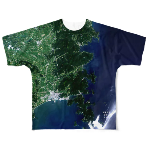 宮城県 石巻市 Tシャツ 両面 All-Over Print T-Shirt