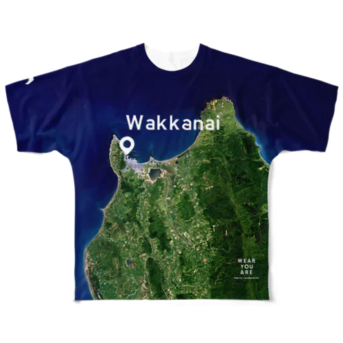 北海道 稚内市 Tシャツ 両面 フルグラフィックTシャツ