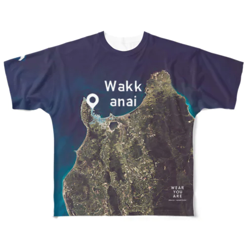 北海道 稚内市 Tシャツ 両面 フルグラフィックTシャツ
