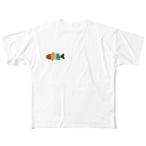 5色バス All-Over Print T-Shirt