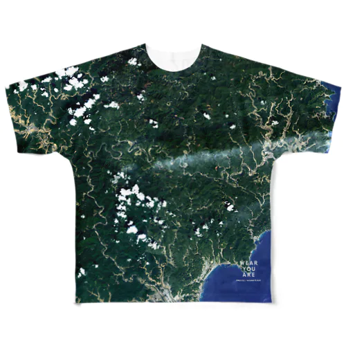 高知県 高岡郡 Tシャツ 両面 Tシャツ 両面 All-Over Print T-Shirt