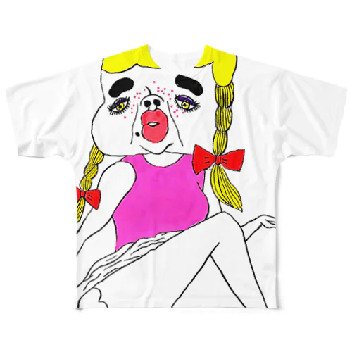 セクシカトリーヌちゃん All-Over Print T-Shirt