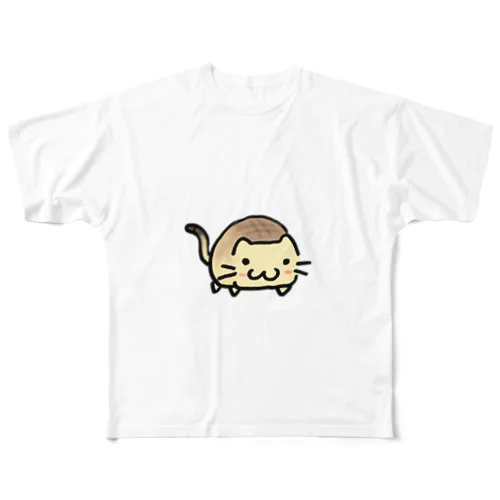 ネコぱん(メロンパン) All-Over Print T-Shirt