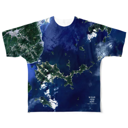 山口県 大島郡 Tシャツ 両面 フルグラフィックTシャツ