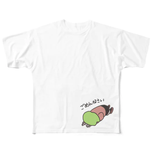 オカッパみっちゃん5 フルグラフィックTシャツ