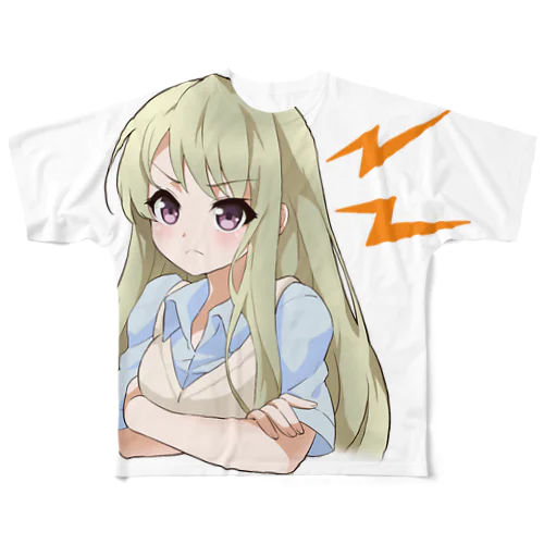 ツンツンガール All-Over Print T-Shirt