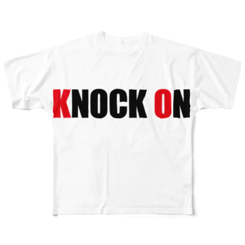 ラグビー　KNOCK ON  All-Over Print T-Shirt