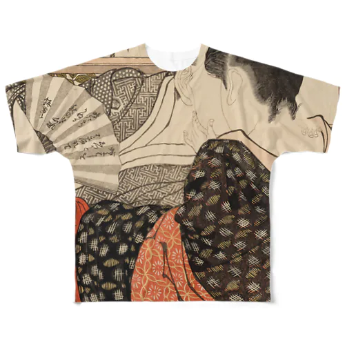 歌まくら All-Over Print T-Shirt