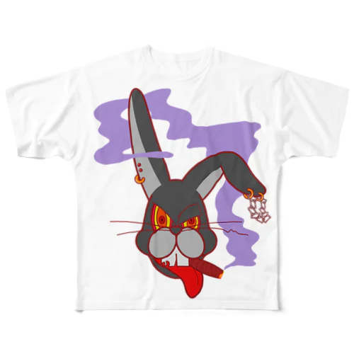 Bad Rabbit フルグラフィックTシャツ