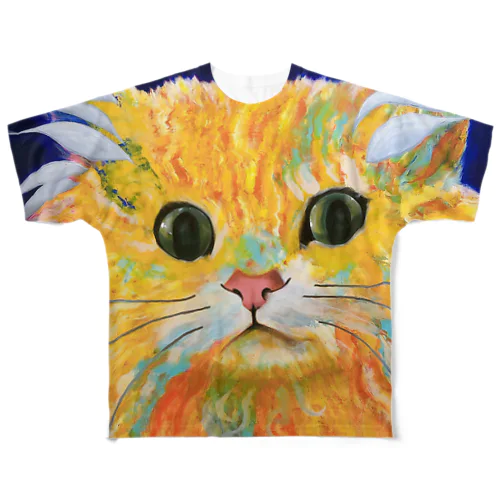 Orange Calcite Cat（オレンジ カルサイト キャット） フルグラフィックTシャツ