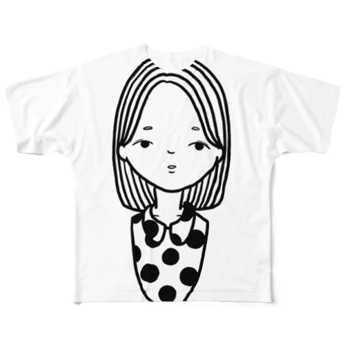 ガール1 All-Over Print T-Shirt