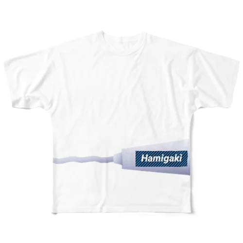 HAMIGAKI フルグラフィックTシャツ