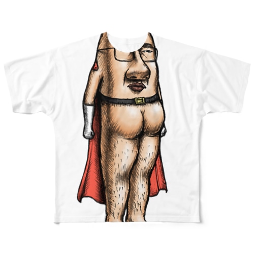 おしり前マン All-Over Print T-Shirt