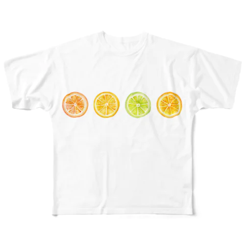 citrus フルグラフィックTシャツ