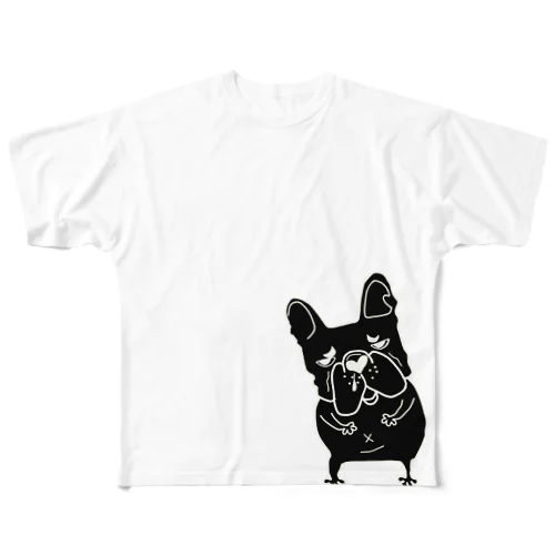 フレブル背面も後ろ姿あるよ～ All-Over Print T-Shirt