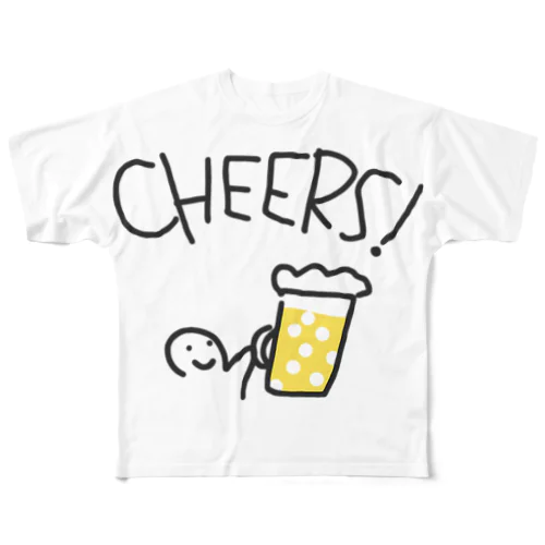 CHEERS! All-Over Print T-Shirt