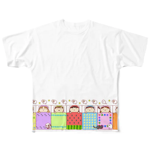 おやすみなさい All-Over Print T-Shirt
