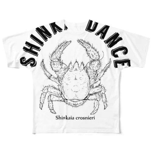 シンカイダンス（ゴエモンコシオリエビ） フルグラフィックTシャツ