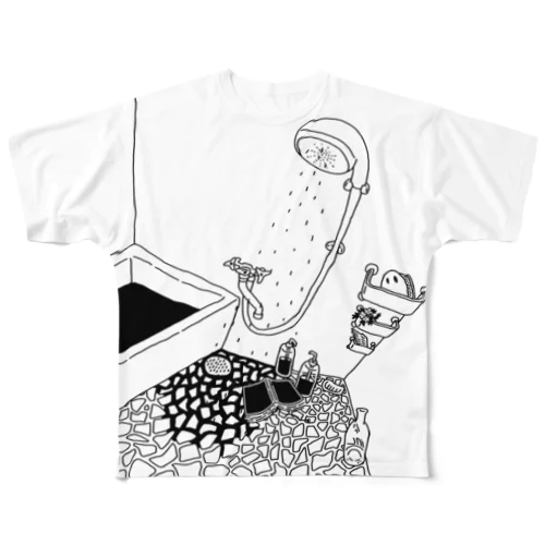 かもめA-フルグラフィック フルグラフィックTシャツ