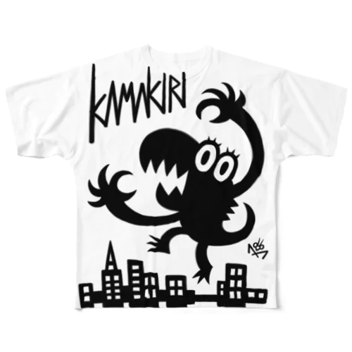 kaiju フルグラフィックTシャツ