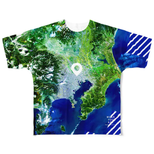 東京都 豊島区 Tシャツ 両面 All-Over Print T-Shirt