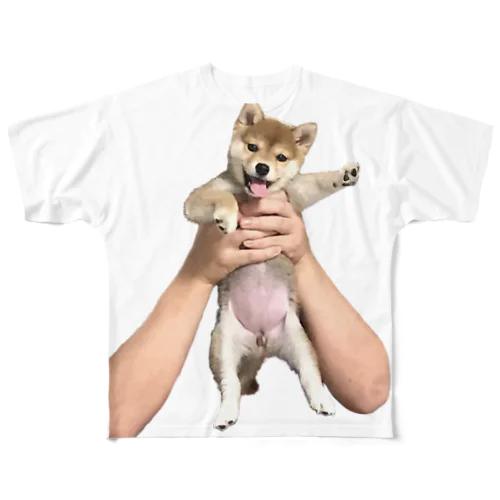 子犬マン フルグラフィックTシャツ