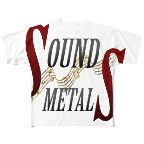 SOUNDMETALS フルグラフィックTシャツ