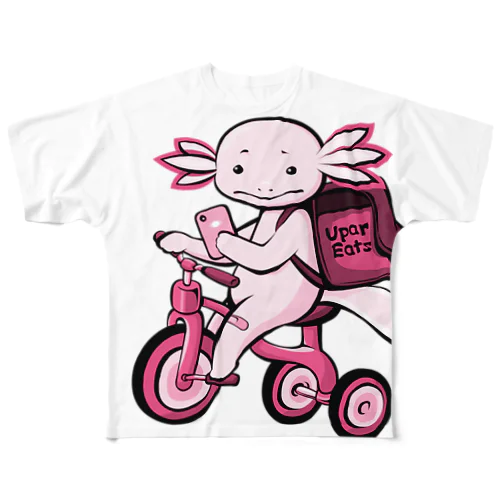 うーぱーいーつ（Pink） フルグラフィックTシャツ