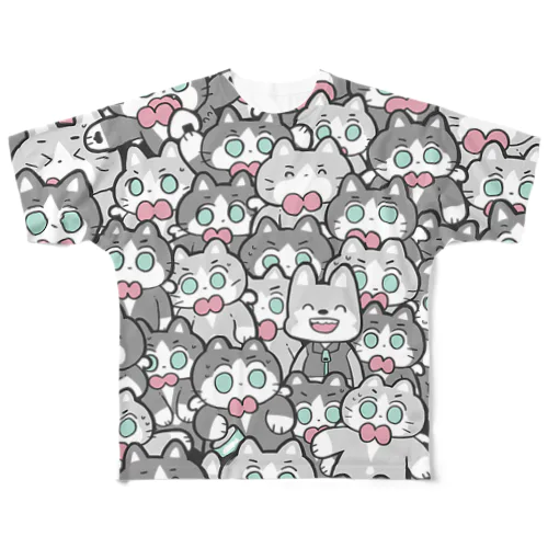 カイピいっぱいＴシャツ All-Over Print T-Shirt