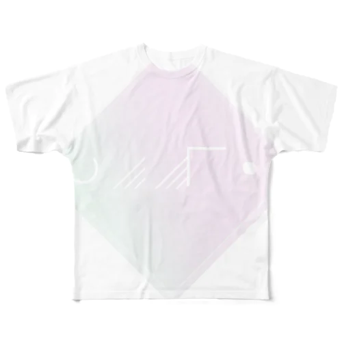 ver.peach(i) All-Over Print T-Shirt