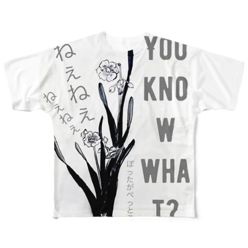 ねぇねぇ-you know what?- フルグラフィックTシャツ