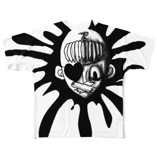 マゼラン愛竹 All-Over Print T-Shirt