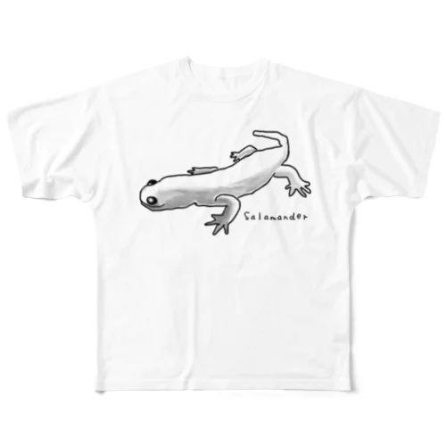 Salamander 풀그래픽 티셔츠