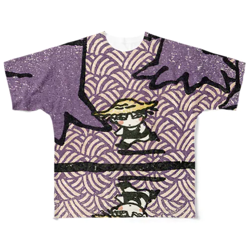 川辺のなまらくん All-Over Print T-Shirt