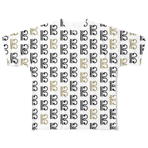 ハ音記号 All-Over Print T-Shirt