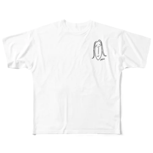 ASAO 2020ss All-Over Print T-Shirt