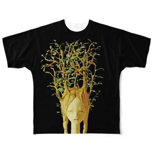 MARI - (Black)  All-Over Print T-Shirt