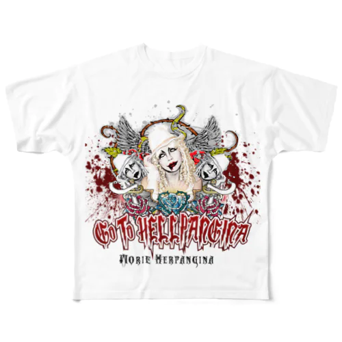 モリエ Go To HELLパンギーナ All-Over Print T-Shirt