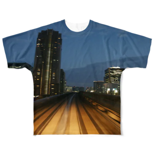 ゆりかもめからの東京 All-Over Print T-Shirt