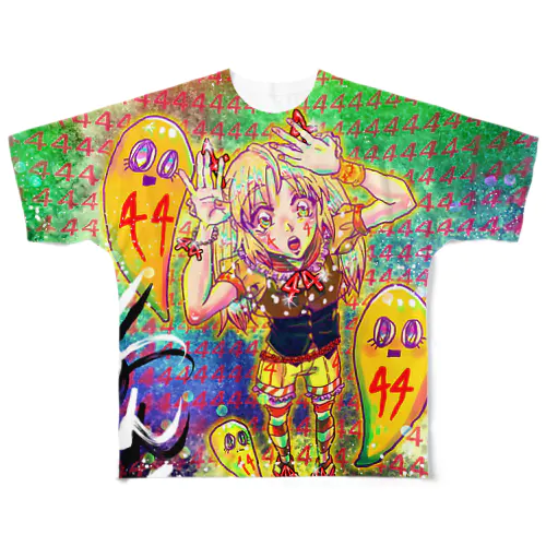 よんよん＆男の娘よんよん フルグラフィックTシャツ