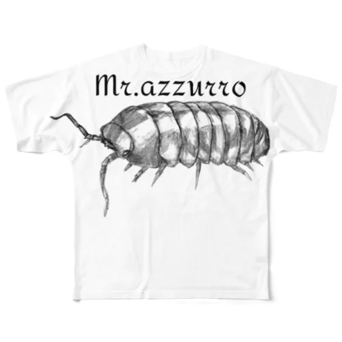 ダンゴムシ フルグラフィックTシャツ