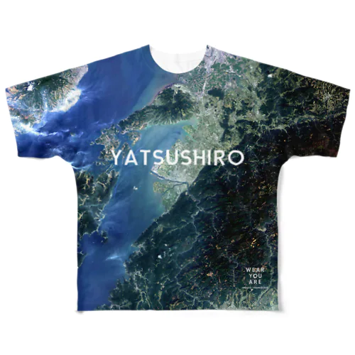 熊本県 八代市 Tシャツ 両面 All-Over Print T-Shirt