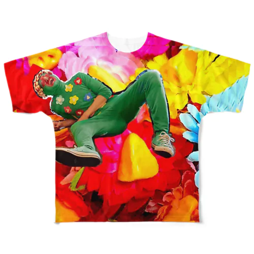 笑ガッツ！ All-Over Print T-Shirt