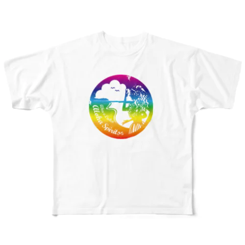 ハワイ大好き！カネオヘのラカ  All-Over Print T-Shirt