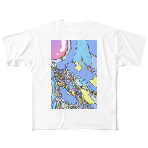 回路 2 フルグラフィックTシャツ