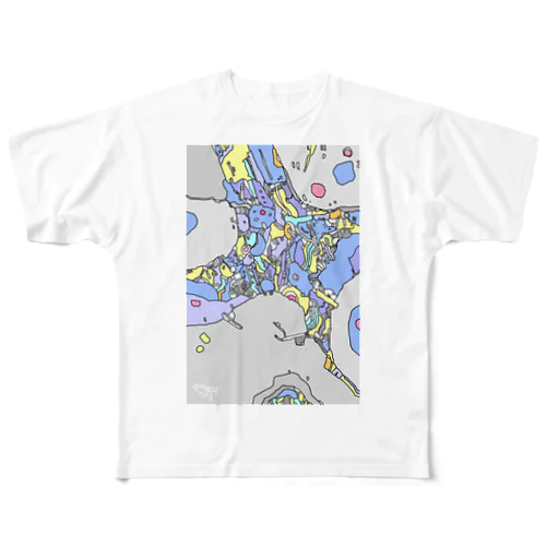 回路 1 フルグラフィックTシャツ